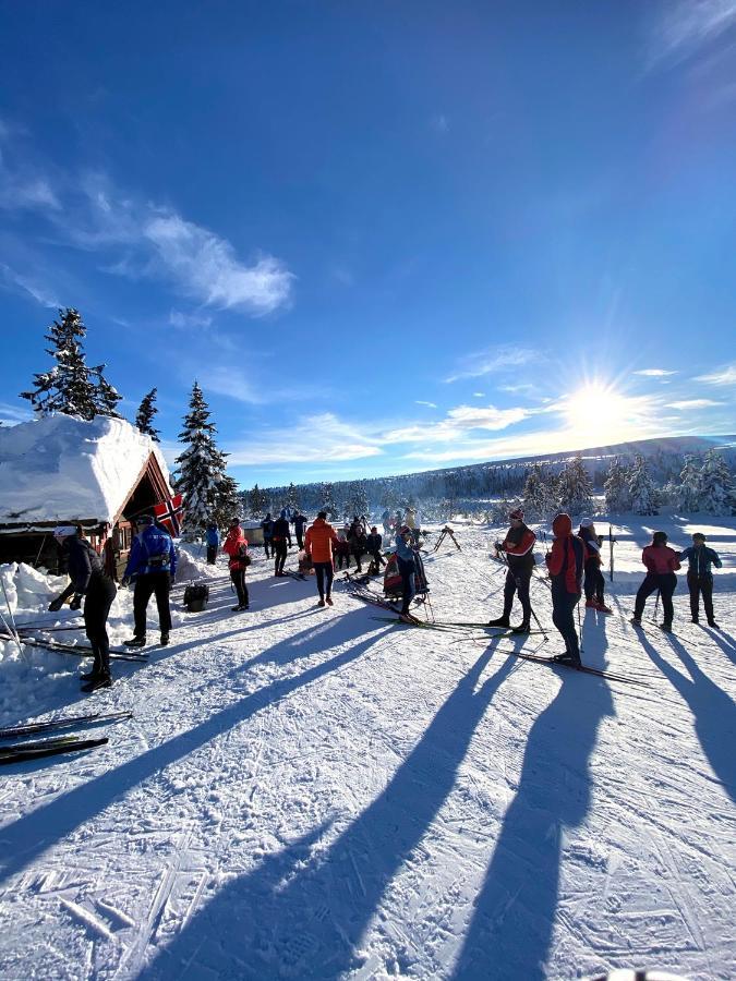 Lys Og Moderne Leilighet Rett Ved Skiloypa Pa Nordseter - Kort Vei Til Sjusjoen, Lillehammer Og Hafjell - Dyr Ikke Tillatt Exterior foto